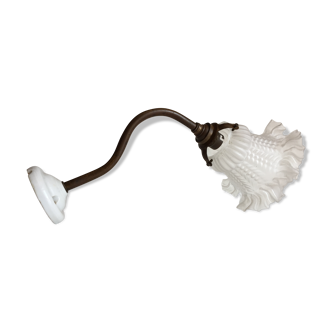 Applique porcelaine et laiton