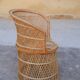 Fauteuil vintage en rotin