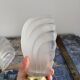 Pair of shell appliques or glass paste shells