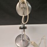 Vintage desk lamp in brushed aluminium 70