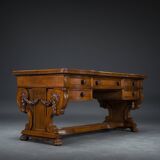 Vintage Neo-Renaissance Desk, 1920s
