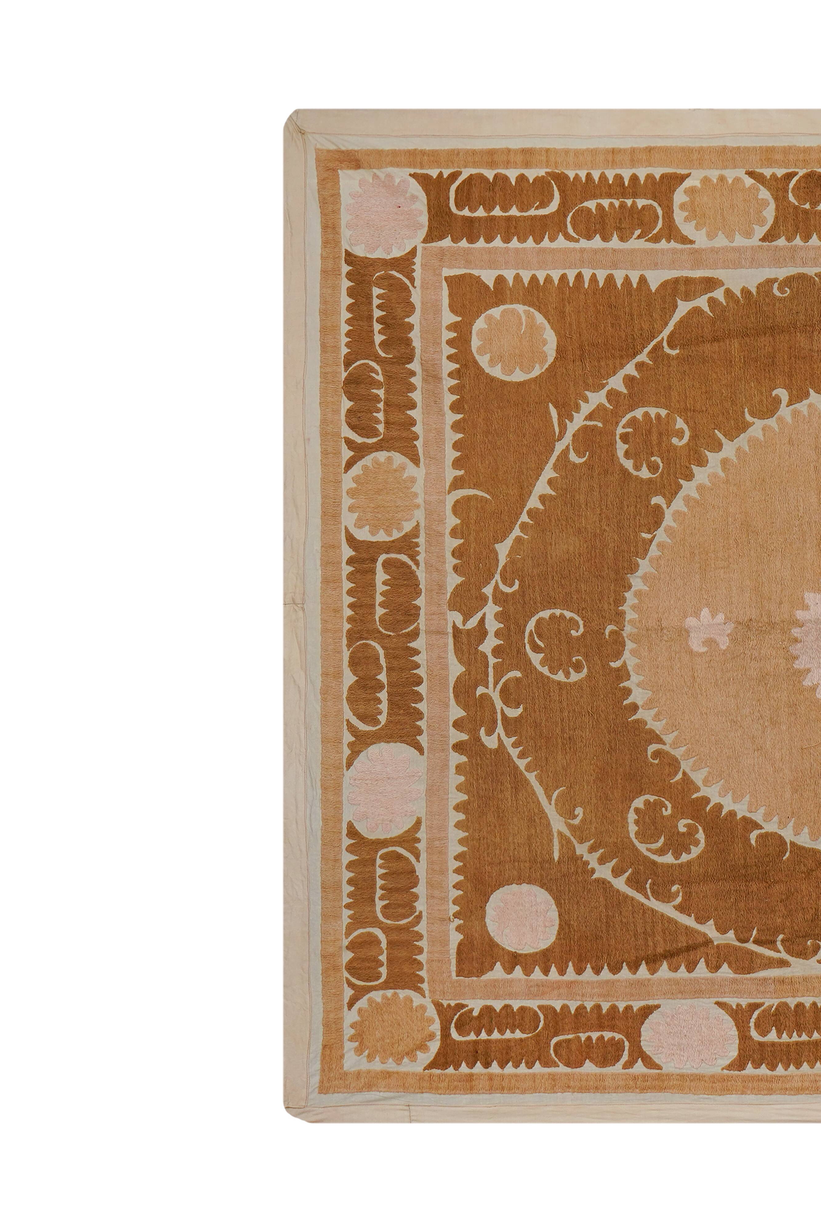 Vintage Turkish hand-knotted rug 134x158 cm