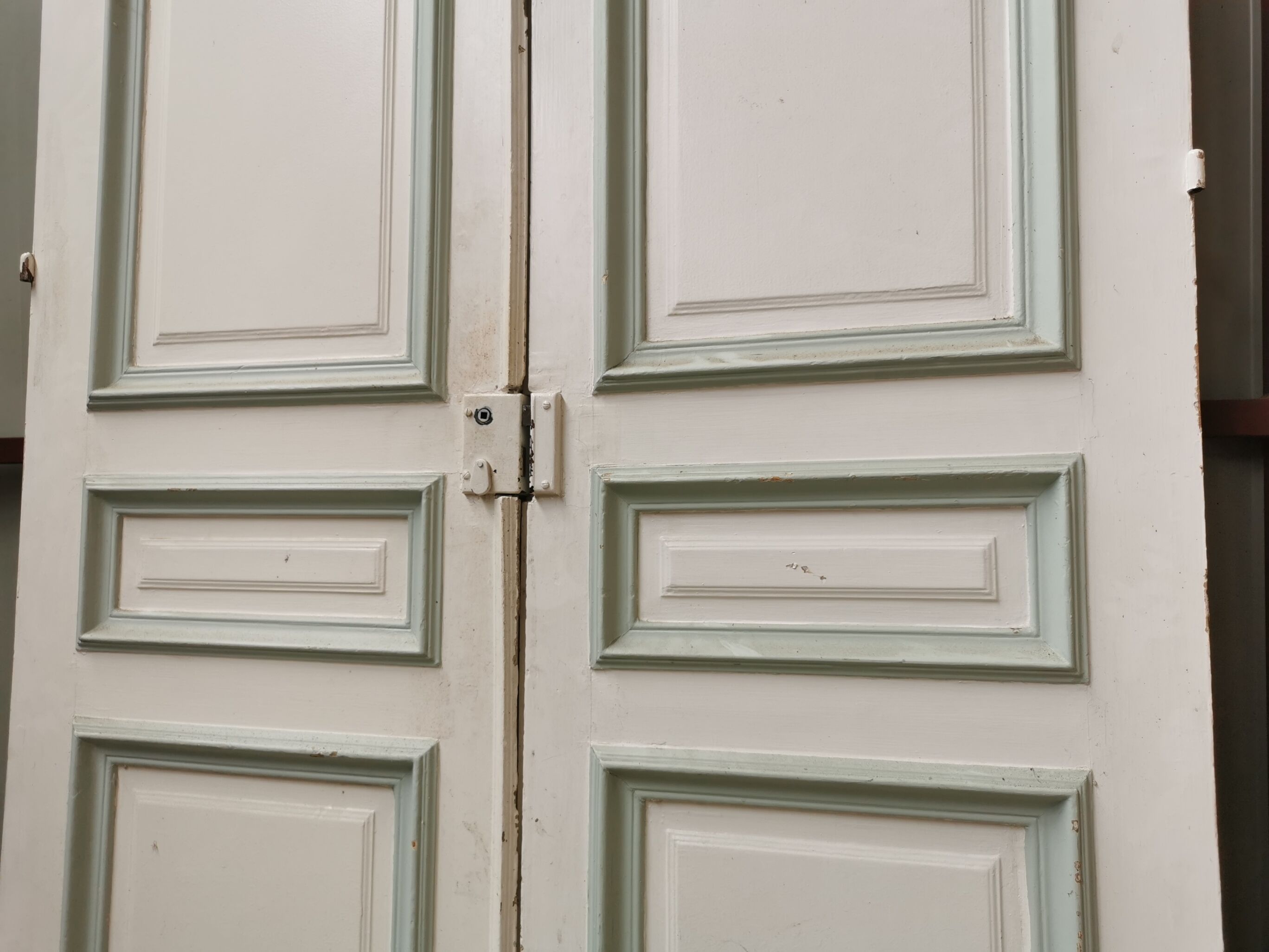Pair of old Haussmann doors 1900/1920 with built