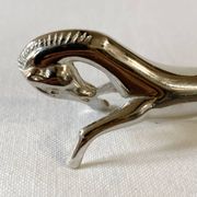 6 silver-plated knife rests in the shape of a horse. 1960s