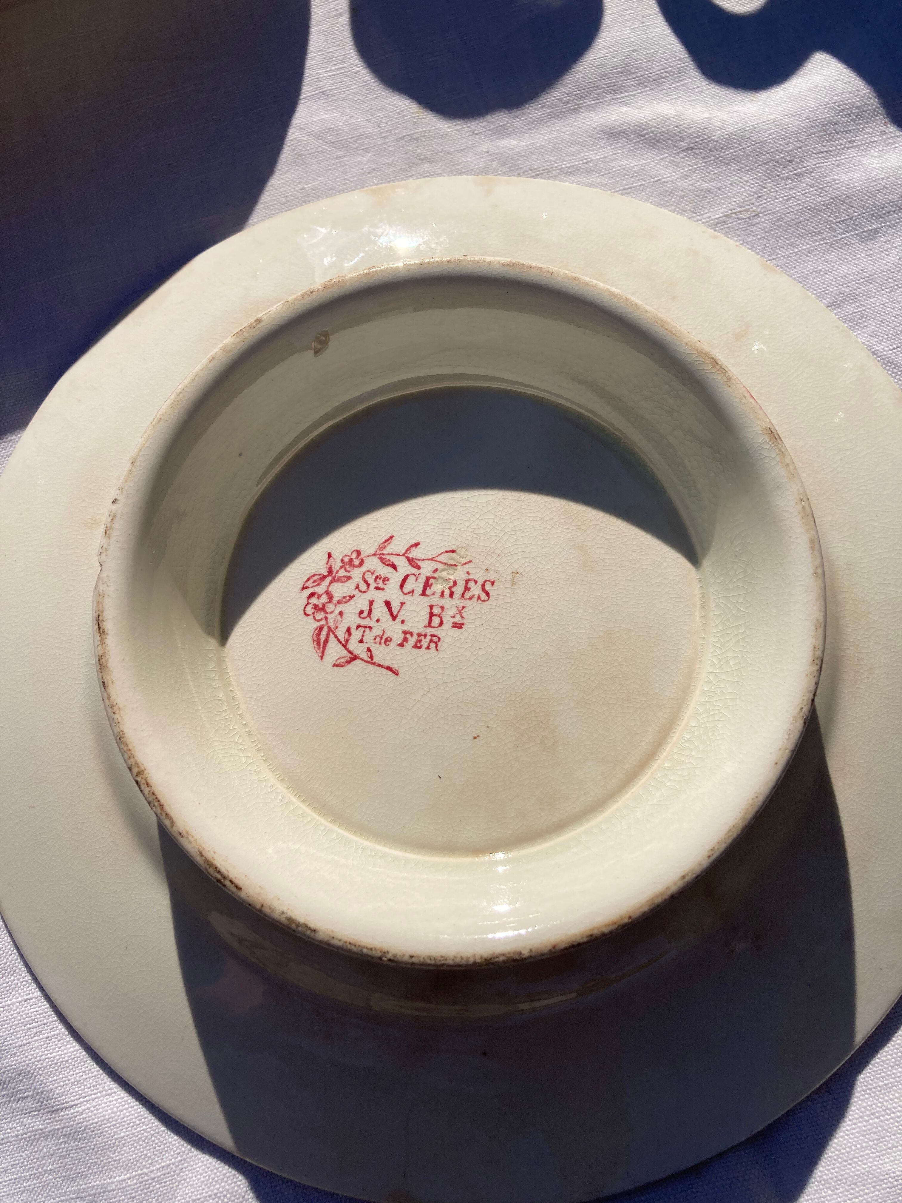 Compote dish terre de fer rouge Ceres J.V Bx