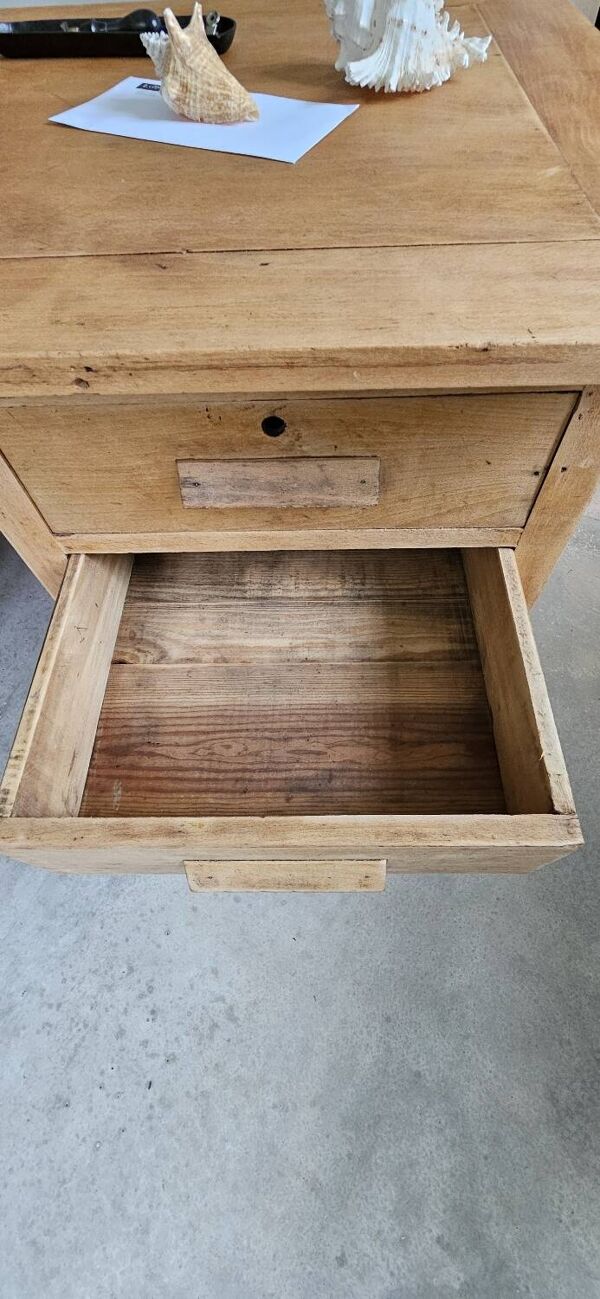 Grand bureau de maitre vintage 2 caissons