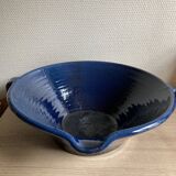 Grand plat bleu d' anduze