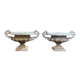 Pair of Medici vases in cast iron from the 19th century.