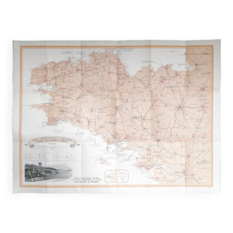 Carte de la bretagne