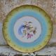 Large round dish 1900 Digoin - Sarreguemine Bird of the Islands