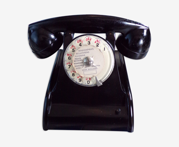 Téléphone vintage en bakélite