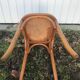 Pair of chairs bistro old vintage wood