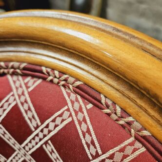 Paire de chaises Médaillon style Louis XVI