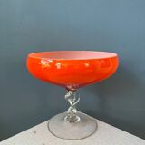 Red vintage Murano style vase/glass