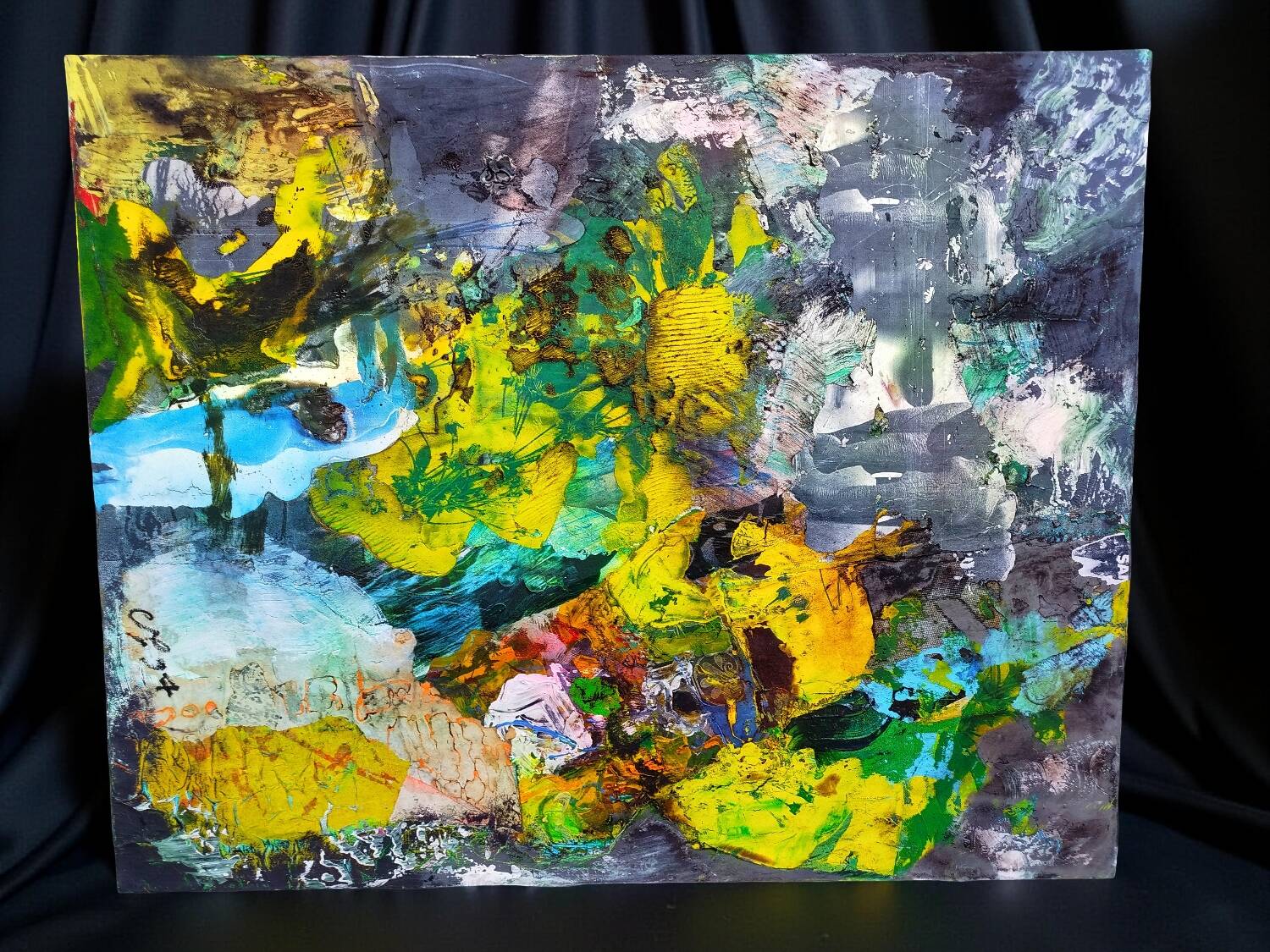 Philippe Charpentier (20th century) Mixed media on canvas, 1997