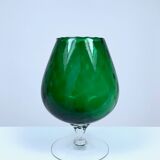 Green Italian vase 1970s