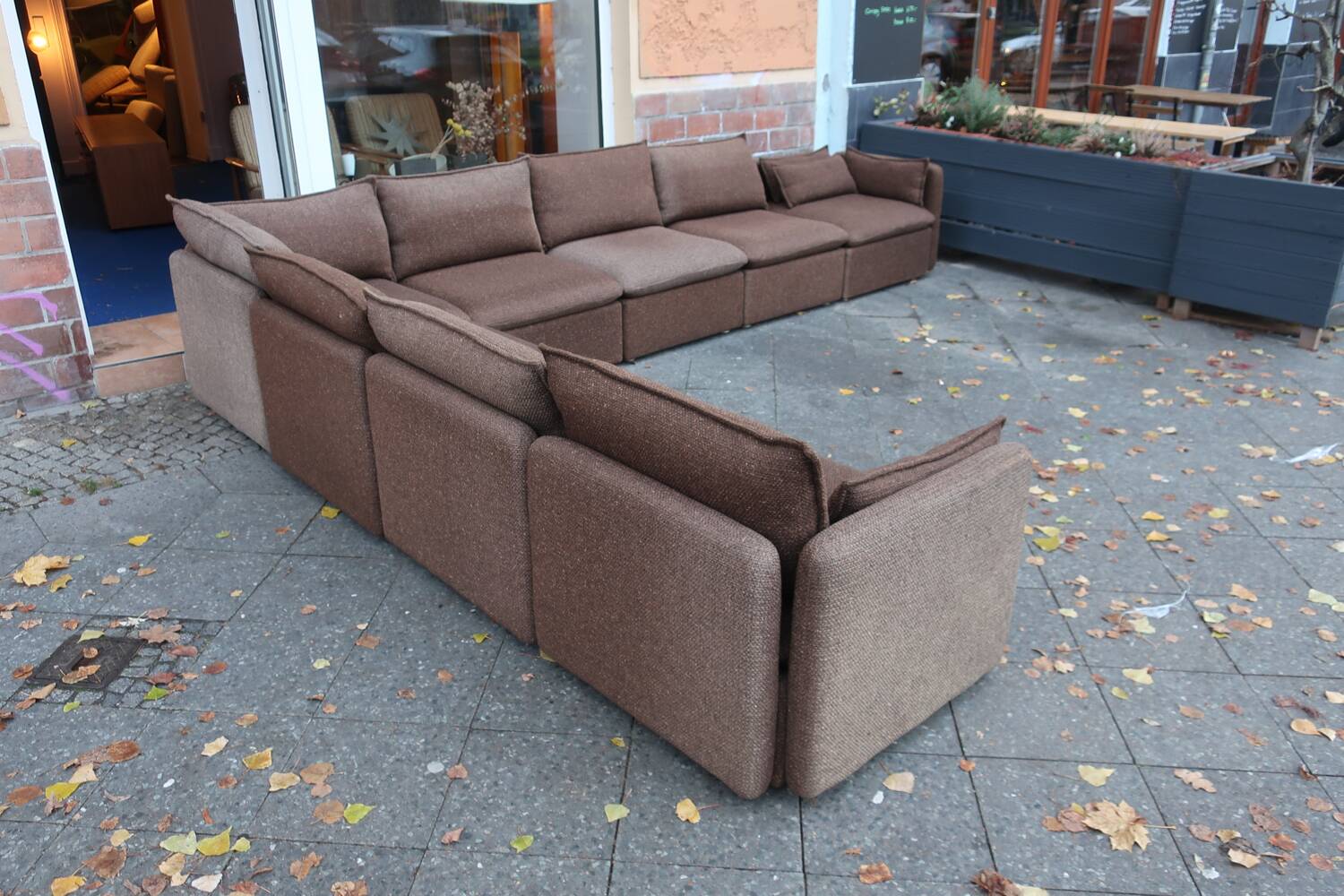 Modular corner sofa from the 70s space age easy chairs