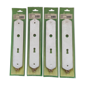 Lot de 4 plaques de propreté porcelaine