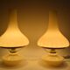 Pair of mid-century Table Lamps, Osvětlovací sklo závod Janštejn, Czechoslovakia, 1970