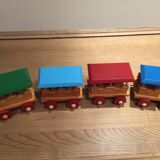 Vintage wooden train to pull