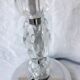 Pied de lampe verre et métal