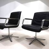Wilkhahn Delta set of 2 conference/dining chairs from Delta Group