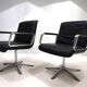 Set of 2 Wilkhahn Delta conference/dining chairs from the Delta Group