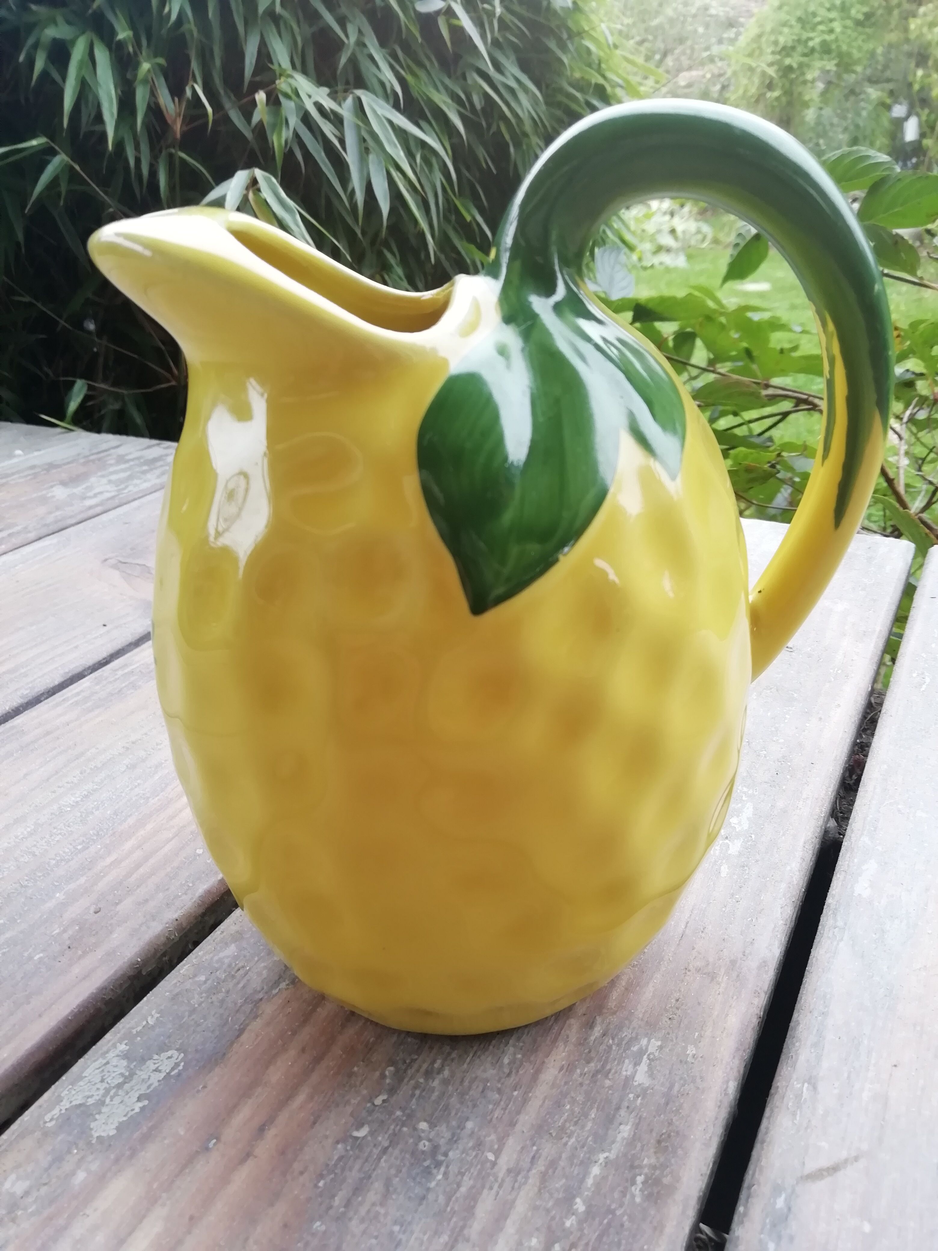 Pitcher dabbling lemon
