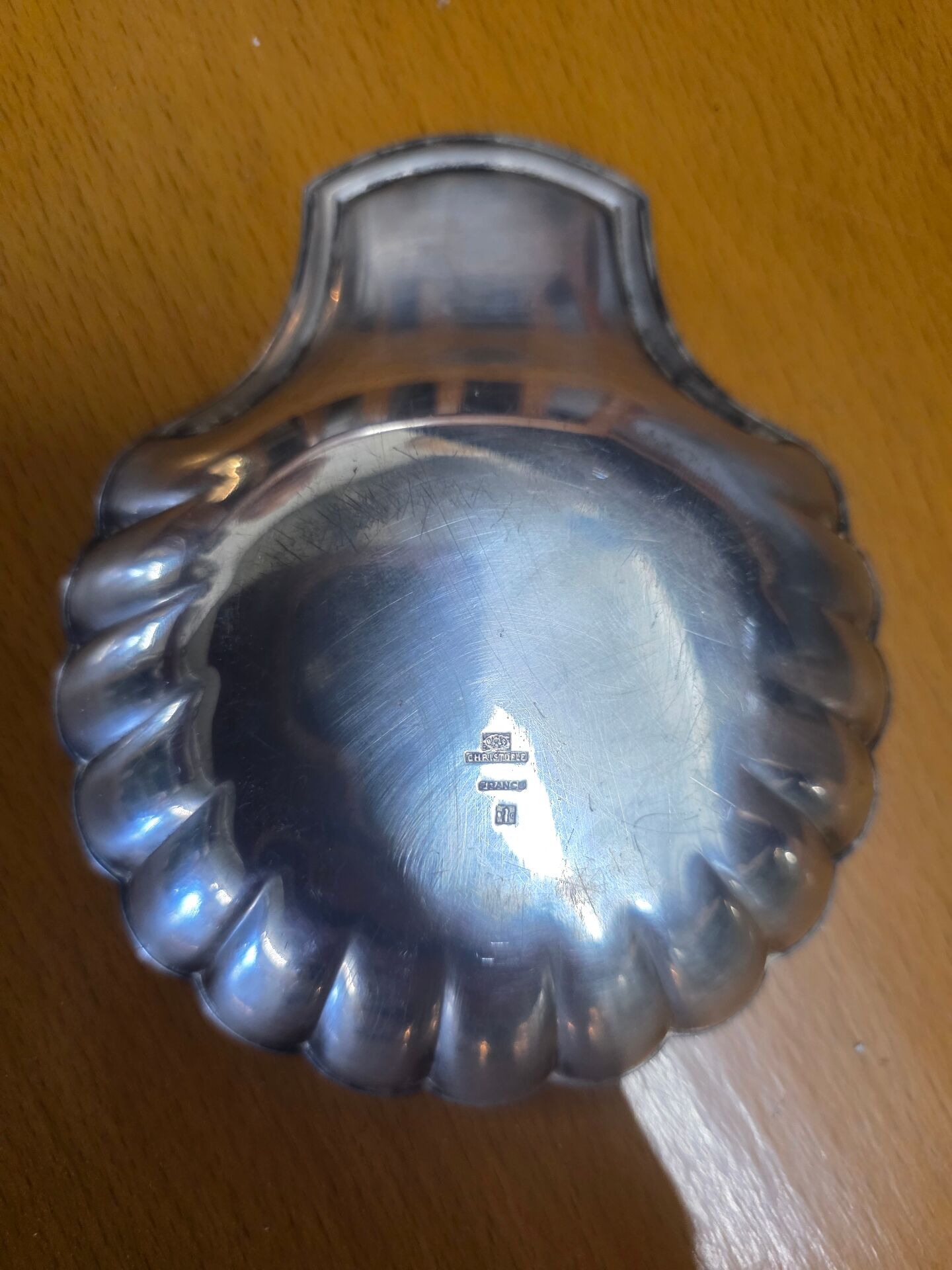 Silver-plated butter dish Christofle