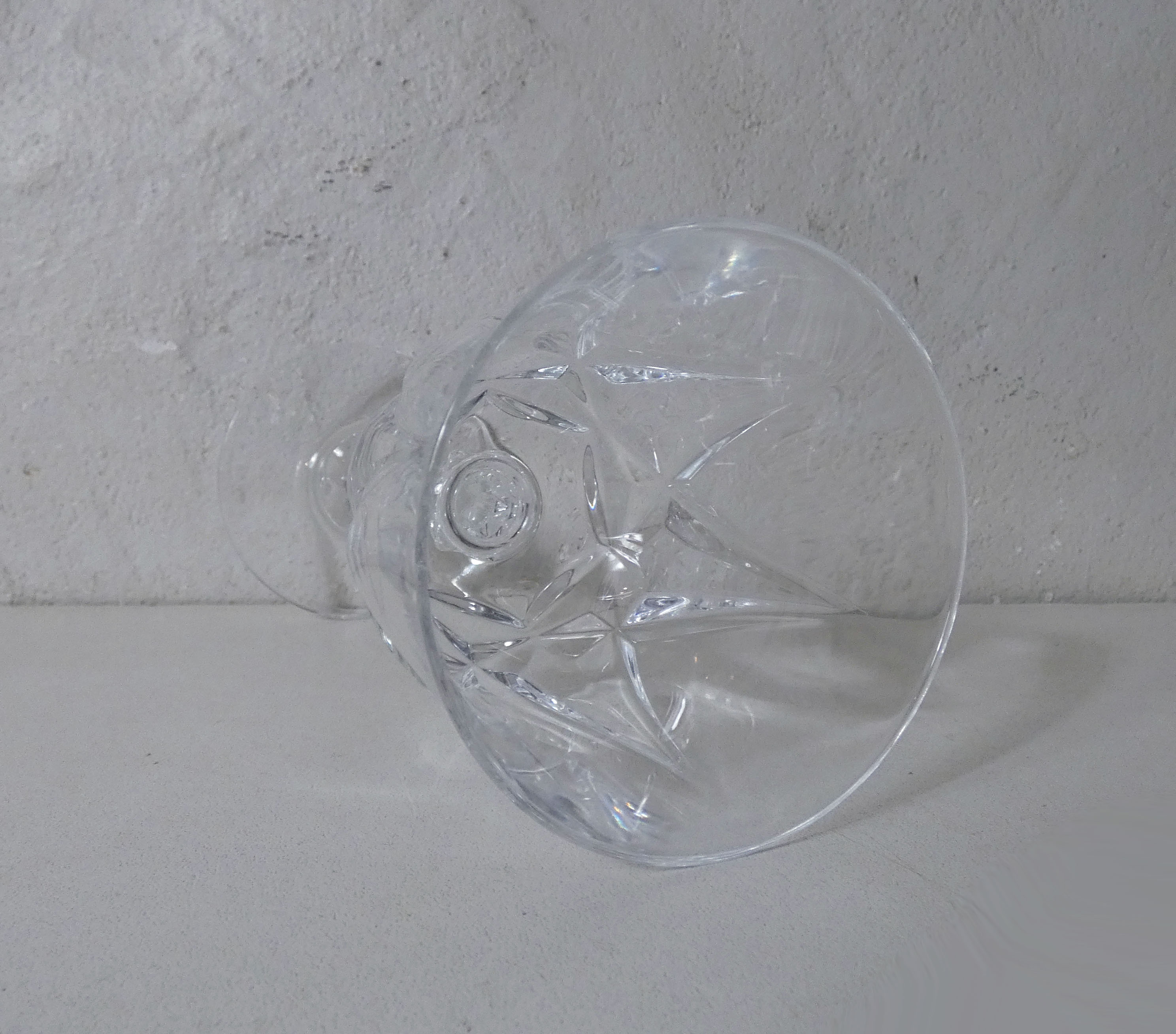 5 crystal wine glasses 15cl