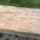 Solid wood table