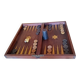 Marine marquetry backgammon set
