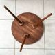 Tripod side coffee table 60s