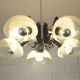Vintage Mid Century Modern Sputnik Brutalist light Fixture Hanging Lamp