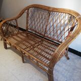 Rattan sofa