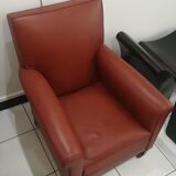 Fauteuil en cuir circa 1930