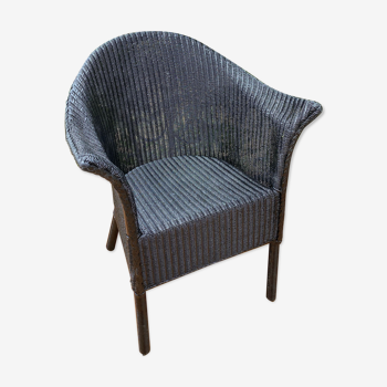 Fauteuil Lusty Lloyd Loom Noir