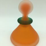 Orange bottle with cork, 70s