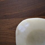 White marble ashtray