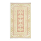 1970s Vintage Turkish Oushak Handmade Wool Cotton Beige Area Rug 153x260