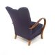 Scandinavian armchair in elm, Swedish Modern, Sweden, 1940
