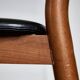 Set of Italian Leather Glossy Finish Chairs