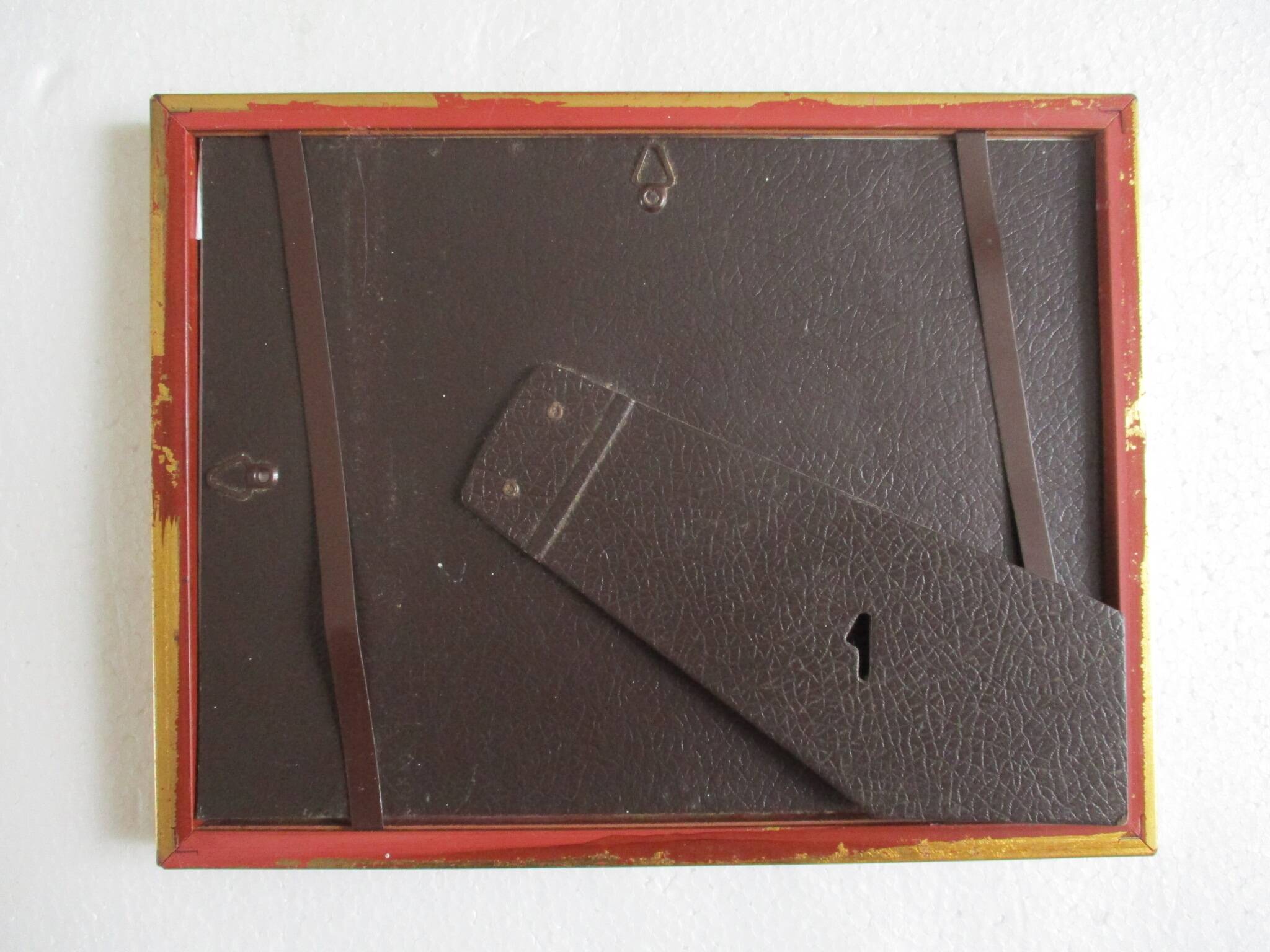 Vintage gilded wooden frame for 183 x 243 mm subject