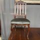 Set of 6 Regency chairs. Solid oak.