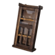 Vitrine en bois et verre biseauté 1920