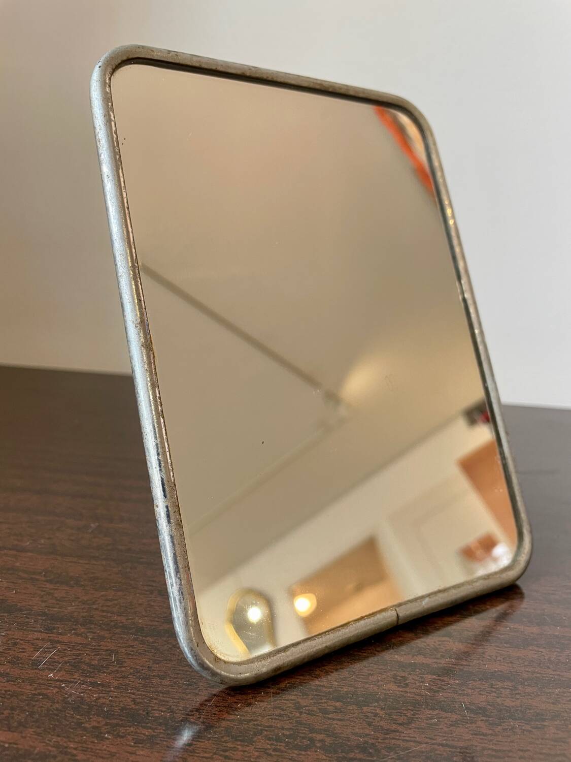 Old barber mirror
