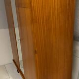 Vintage wardrobe with compass feet from the 60s