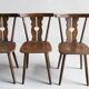 4 chaises bistrot rustiques