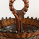 Coupe à fruits en bois sculpté