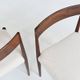 Kai Kristiansen set of twelve dining chairs rosewood Fritz Hansen Denmark 1961